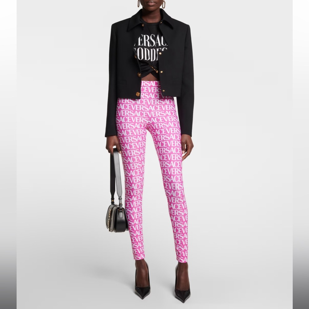 Versace logo leggings - Picture 2 of 5